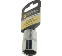 Головка торцевая Эврика 19мм 1/2 12-гранная L=40мм на держателе ER-91312-12H 990334