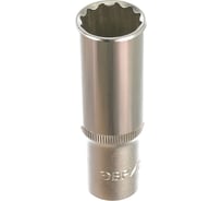 Головка торцевая 12-гранная глубокая (19 мм; 80 мм; 1/2") ЭВРИКА ER-91512-12