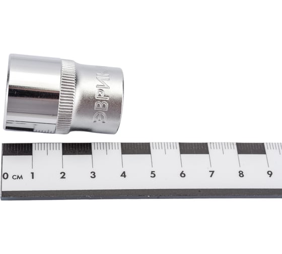 Головка торцевая 6-гранная (19 мм; 40 мм; 1/2") ЭВРИКА ER-91312