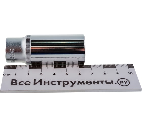 Головка торцевая 6-гранная глубокая (19 мм; 70 мм; 3/8") ЭВРИКА ER-91014
