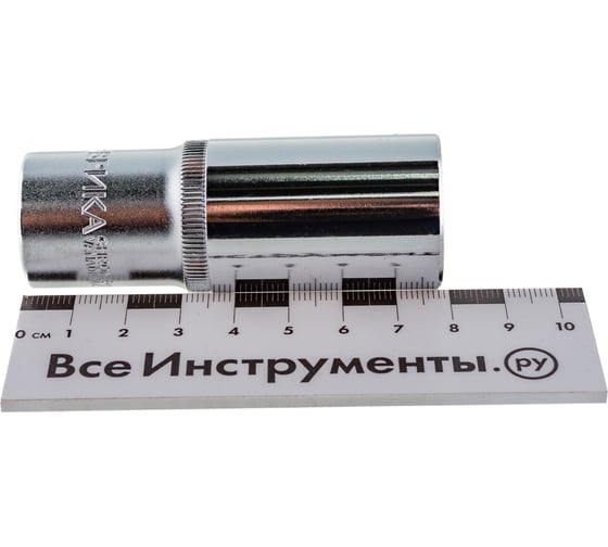 Головка торцевая 6-гранная глубокая (22 мм; 80 мм; 1/2") ЭВРИКА ER-91515