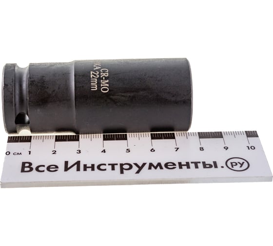 Головка торцевая 6-гранная ударная глубокая (22 мм; 78 мм; 1/2") ЭВРИКА ER-95815