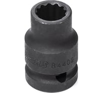 Головка ударная 12 граней 12 мм, 1/2"DR HANS 84402M12