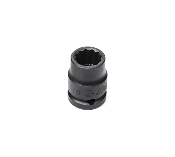 Головка ударная 12 граней 16 мм, 1/2"DR HANS 84402M16 1