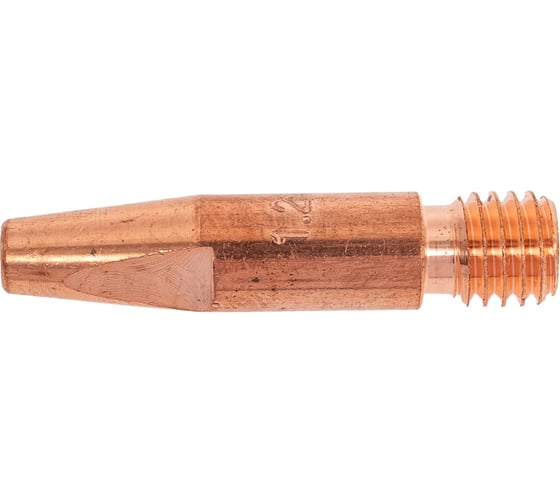 Наконечник сварочный М8, 37x1.2 мм, cu-e, 5 шт PLAZWELD 468502007