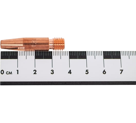 Наконечник сварочный М8, 37x1.2 мм, cu-e, 5 шт PLAZWELD 468502007