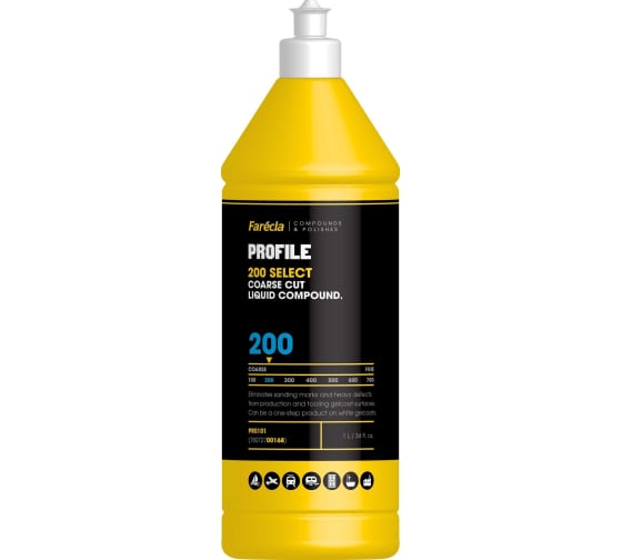 Полировальная эмульсия Profile Select 200 Liquid 1 л Farecla PRS101 1