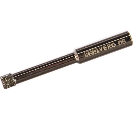 Сверло-коронка алмазная по керамограниту 8 мм REDVERG 6627190