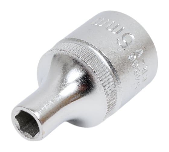Головка 6-гранная 6 мм, 1/2" DR FORCE 54506 1