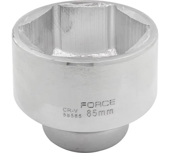 Головка 6-гранная 85 мм 1" DR FORCE 58585