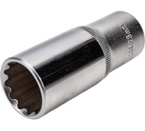 Головка торцевая 12-гранная глубокая (23 мм; 80 мм; 1/2") ЭВРИКА ER-91516-12