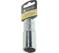 Головка торцевая 12-гранная глубокая (23 мм; 80 мм; 1/2") с держателем ЭВРИКА ER-91516-12H