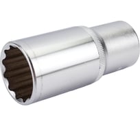 Головка торцевая 12-гранная глубокая (27 мм; 80 мм; 1/2") ЭВРИКА ER-91520-12