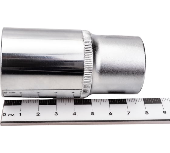 Головка торцевая 12-гранная глубокая (30 мм; 80 мм; 1/2") ЭВРИКА ER-91522-12
