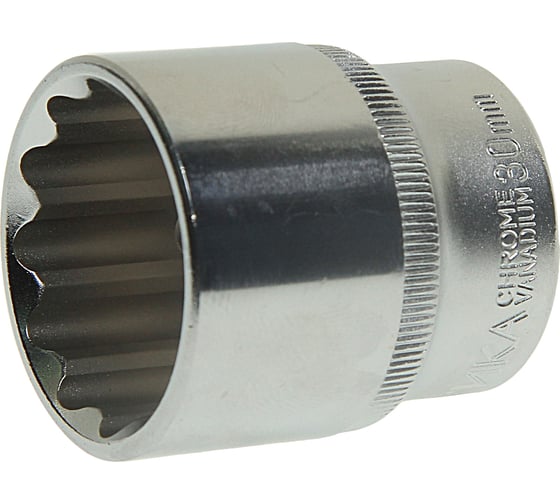 Головка торцевая 12-гранная (30 мм; 40 мм; 1/2") ЭВРИКА ER-91322-12 1