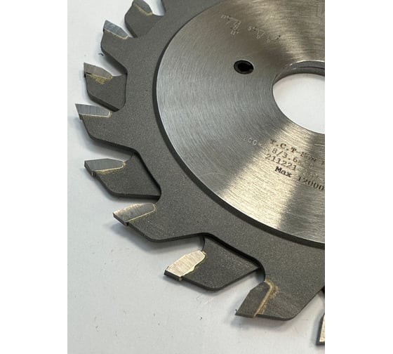 Пила подрезная составная 100x20x2.8-3.6 мм, Z=12+12 Woodtec ИН 325885