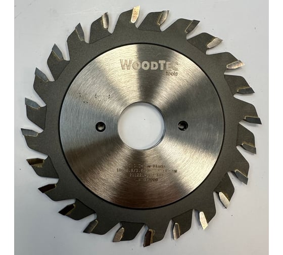 Пила подрезная составная 100x20x2.8-3.6 мм, Z=12+12 Woodtec ИН 325885