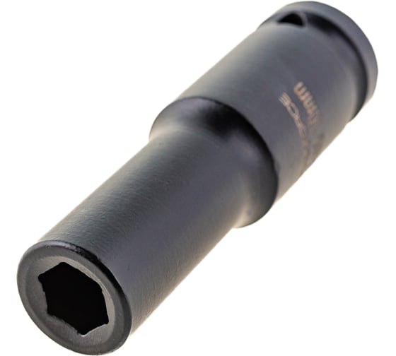 Головка торцевая 6-гранная ударная 10 мм, 1/2", удлиненная L=80 мм ROCKFORCE RF-4458510(1415) 1