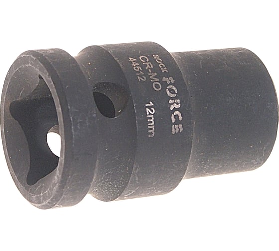 Головка торцевая 6-гранная ударная 12 мм, 1/2", L=40 мм ROCKFORCE RF-44512(814)