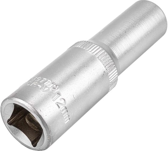 Головка торцевая 12-гранная 12 мм, 1/2", глубокая L=75 мм ROCKFORCE RF-5497712(11587)