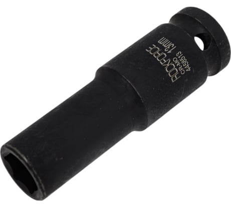 Головка торцевая 6-гранная ударная 13 мм, 1/2", удлиненная L=80 мм ROCKFORCE RF-4458513(418)