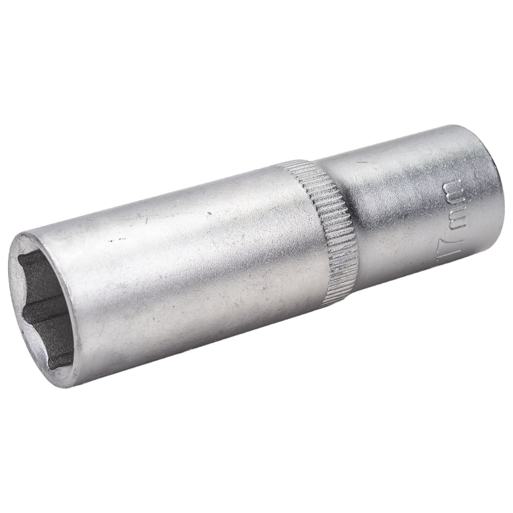 Головкаторцевая6-гранная17мм,1/2",глубокаяL=75ммROCKFORCERF-5457717(11566)