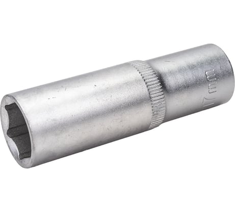 Головка торцевая 6-гранная 17 мм, 1/2", глубокая L=75 мм ROCKFORCE RF-5457717(11566)