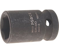 Головка торцевая 6-гранная ударная 16 мм, 1/2", L=40 мм ROCKFORCE RF-44516(8001)
