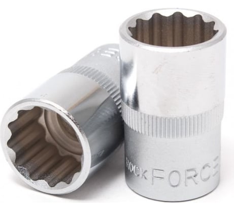 Головка торцевая 12-гранная 18 мм, 1/2", L=40 мм ROCKFORCE RF-54918(11702)