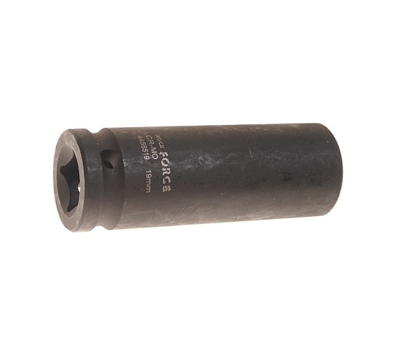 Головка торцевая 6-гранная ударная 19 мм, 1/2", удлиненная L=80 мм ROCKFORCE RF-458519TH44(25933)