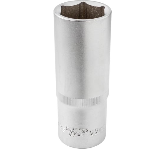 Головка торцевая 6-гранная 22 мм, 1/2", глубокая L=75 мм ROCKFORCE RF-5457722(11570) 1