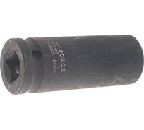 Головка торцевая 6-гранная ударная 21 мм, 1/2", удлиненная L=80 мм ROCKFORCE RF-4458521