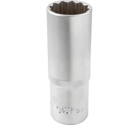 Головка торцевая 12-гранная 21 мм, 1/2", глубокая L=75 мм ROCKFORCE RF-5497721(11595) 1