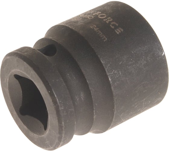 Головка торцевая 6-гранная ударная 24 мм, 1/2", L=40 мм ROCKFORCE RF-44524(272) 1