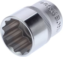 Головка торцевая 12-гранная 24 мм, 1/2", L=40 мм ROCKFORCE RF-54924(11707)