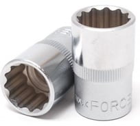 Головка торцевая 12-гранная, 27 мм, 1/2", L=40 мм ROCKFORCE RF-54927(11708)