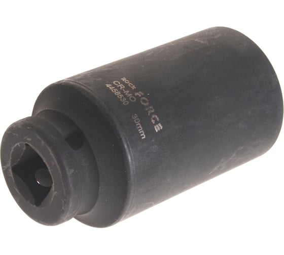 Головка торцевая 6-гранная ударная 30 мм, 1/2", удлиненная L=80 мм ROCKFORCE RF-4458530 1