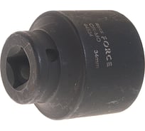 Головка торцевая 6-гранная ударная 34 мм, 1/2", L=45 мм ROCKFORCE RF-44534(800)