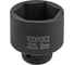 Головка торцевая 6-гранная ударная 38 мм, 1/2", L=50 мм ROCKFORCE RF-44538(28343) 1