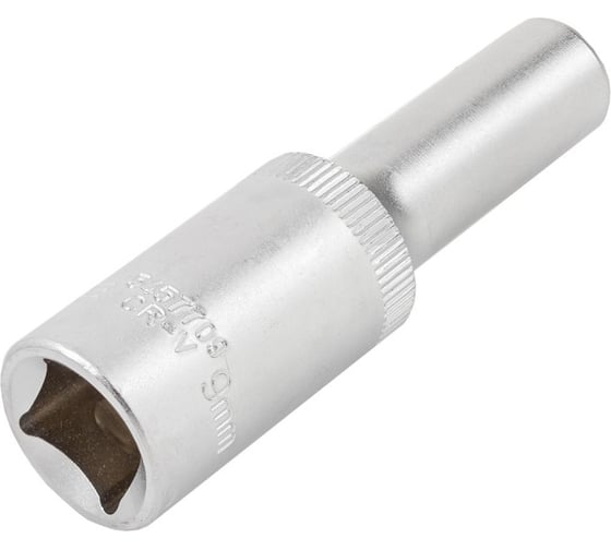 Головка торцевая 6-гранная 9 мм, 1/2", глубокая L=75 мм ROCKFORCE RF-5457709(19161)