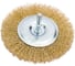 Кордщетка дисковая латунная 100 мм, в блистере ROCKFORCE RF-BFR004(29069) 3