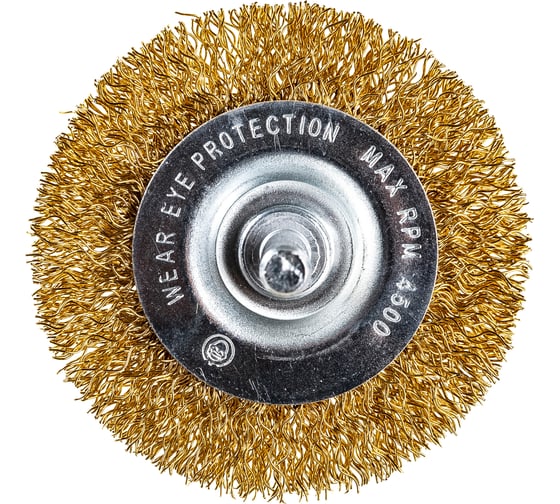 Кордщетка дисковая латунная 60 мм ROCKFORCE RF-BFR025(29070)