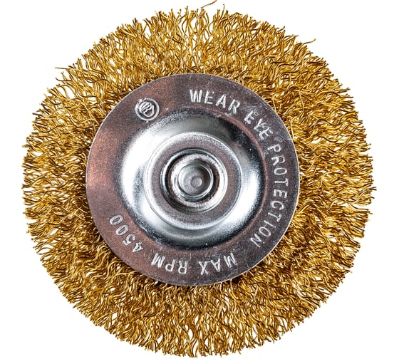 Кордщетка дисковая латунная 60 мм ROCKFORCE RF-BFR025(29070)