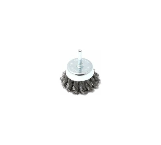 Кордщетка чашеобразная стальная витая 75 мм, в блистере ROCKFORCE RF-BCR103(29065)
