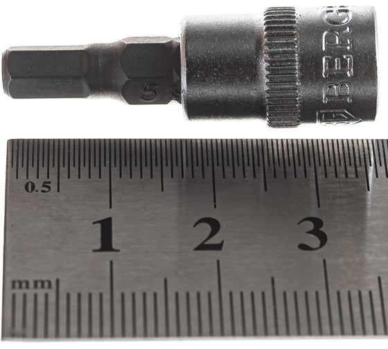 Бита-головка 1/4" Hex H5 Berger BG BG2205