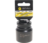 Головка торцевая 6-гранная ударная (34 мм; 50 мм; 3/4") ЭВРИКА ER-95922H