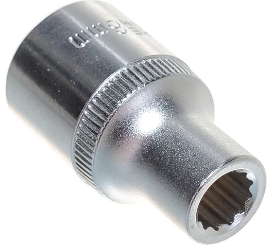 Головка торцевая 12-гранная (8 мм; 40 мм; 1/2") с держателем ЭВРИКА ER-91301-12H 1