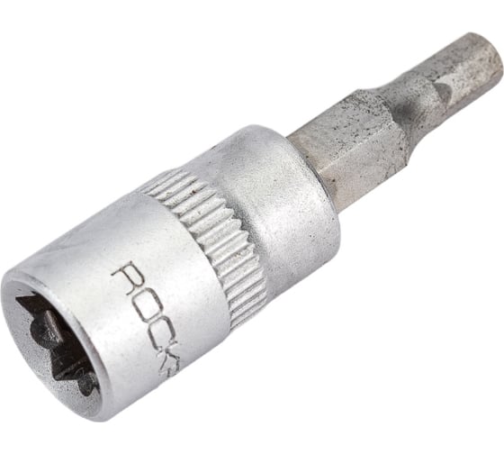 Насадка 1/4"DR 6-гранная, 4 мм ROCKFORCE RF-3243204 11722 1
