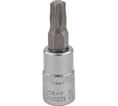 Насадка 1/4"DR торкс Т30х32мм Rockforce RF-3263230(11731)