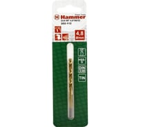Сверло FLEX DR MT 4.8х86/52 мм, металл, HSS, TIN Hammer 202-112
